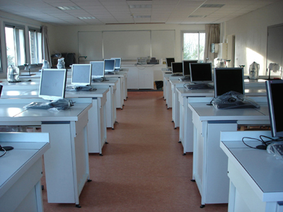 Une des salles de TP