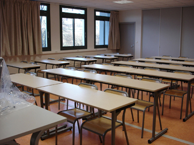 Une salle de cours SVT